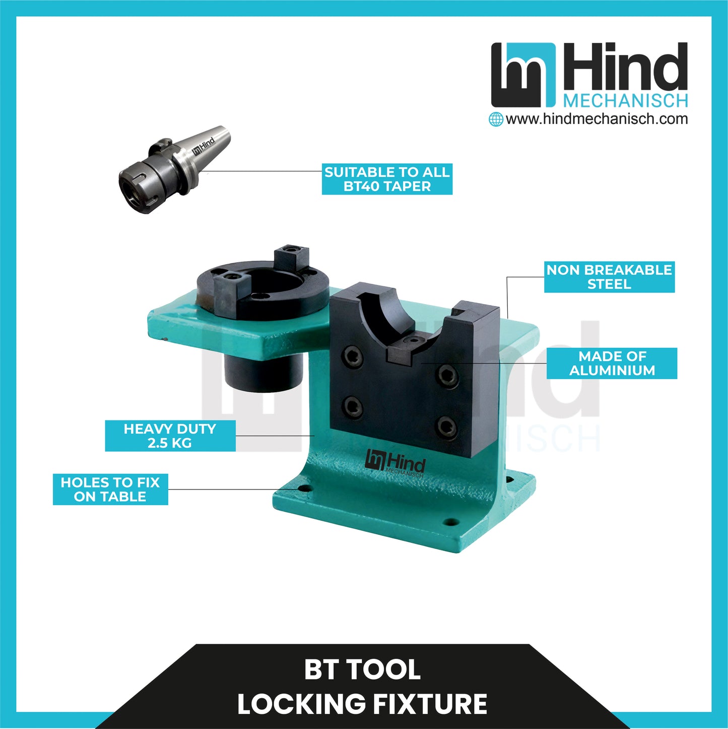 BT50 Tool Locking Fixture