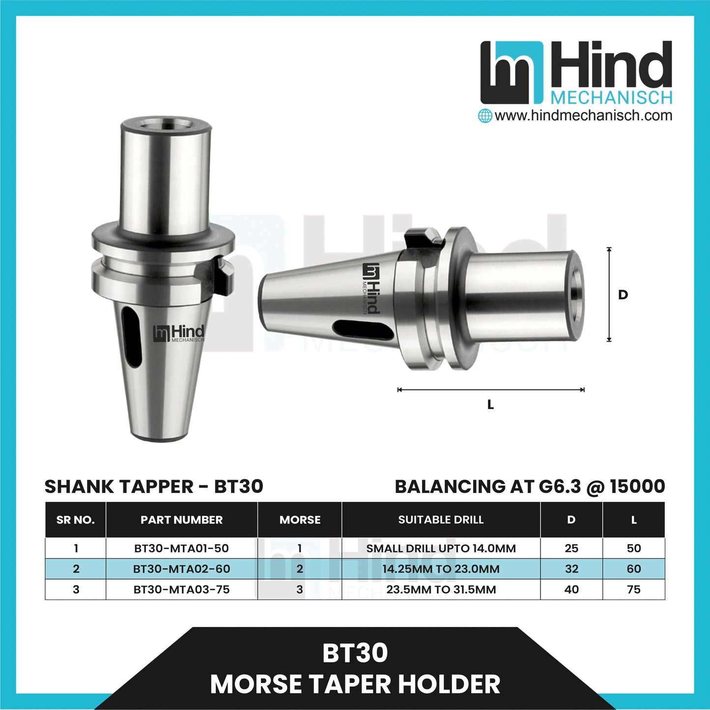 BT30 MT Holder