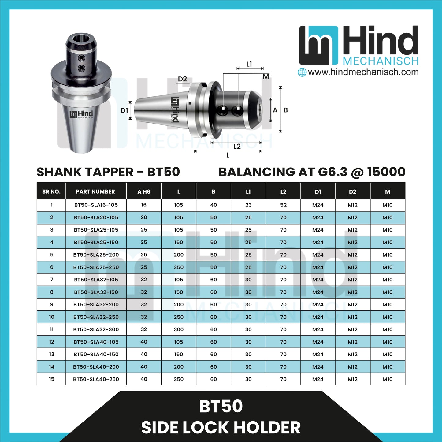 BT50 Sidelock Holder