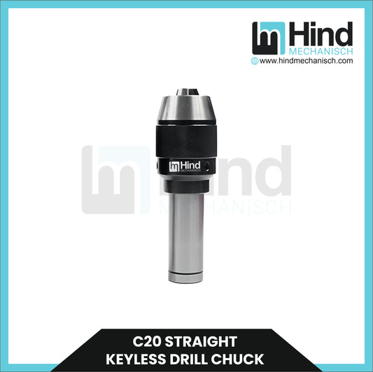C20 Keyless Drill Chuck Straight Shank Tool Holder