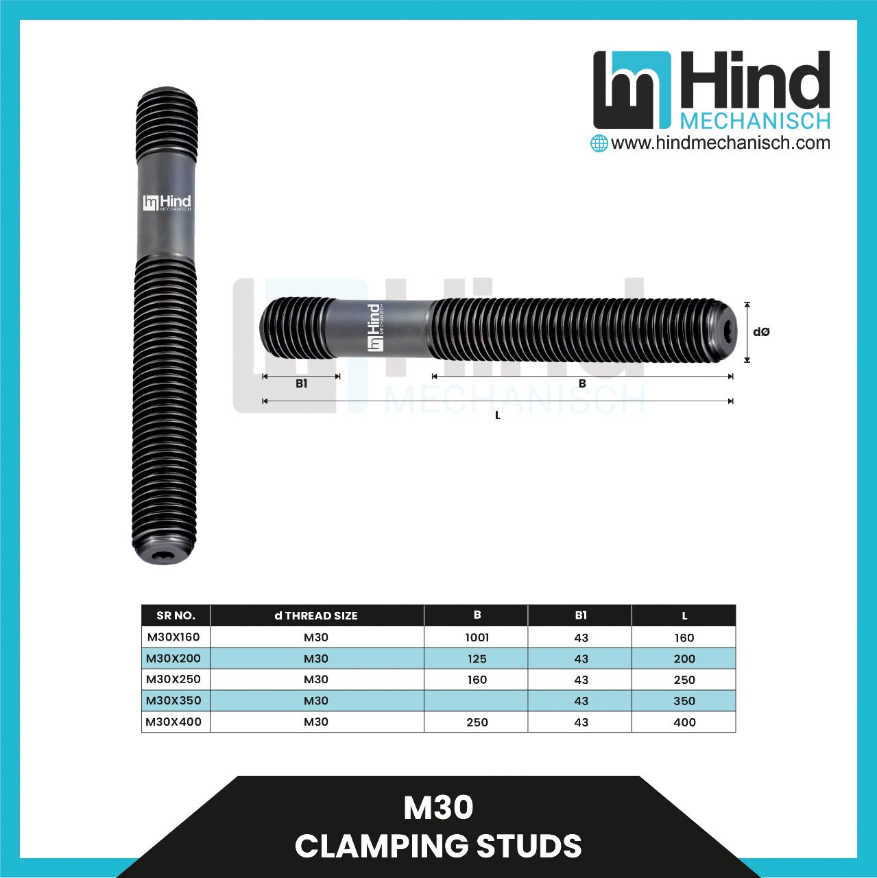 M30 | Clamping stud