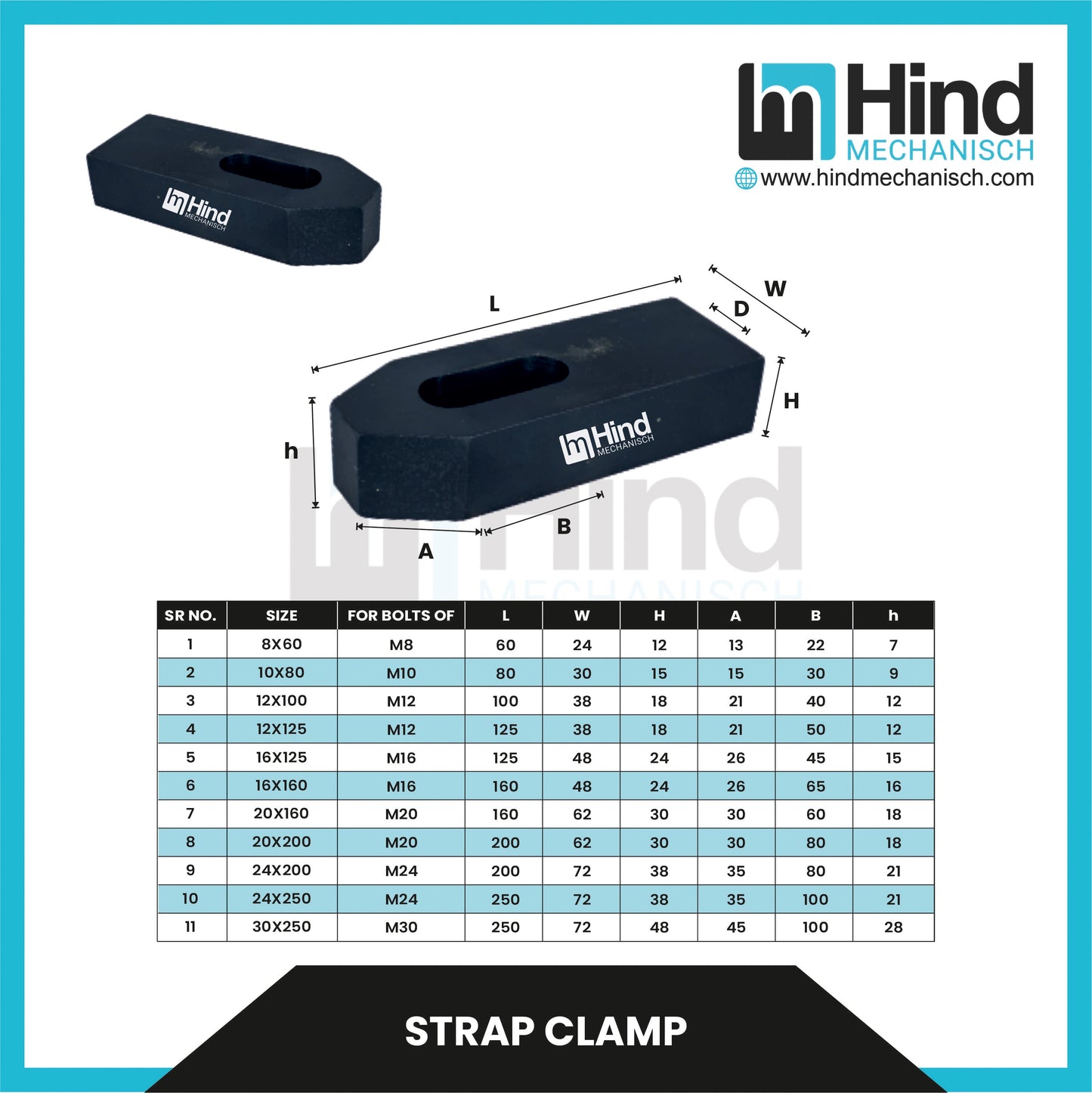 Strap Clamp Clamping Clamp