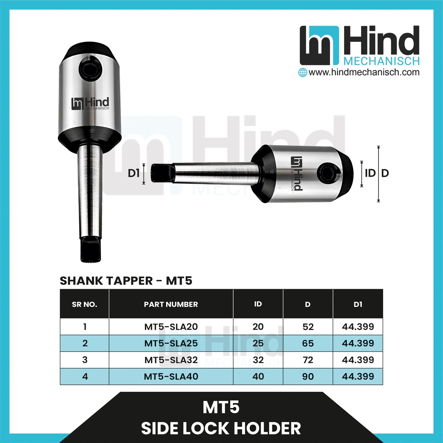 MT5 Side Lock Holder
