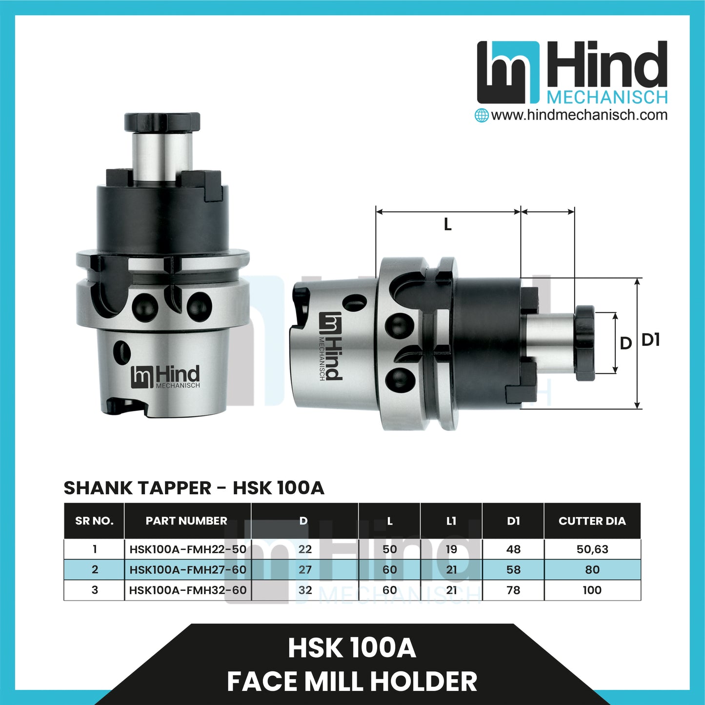 HSK Facemill Holder