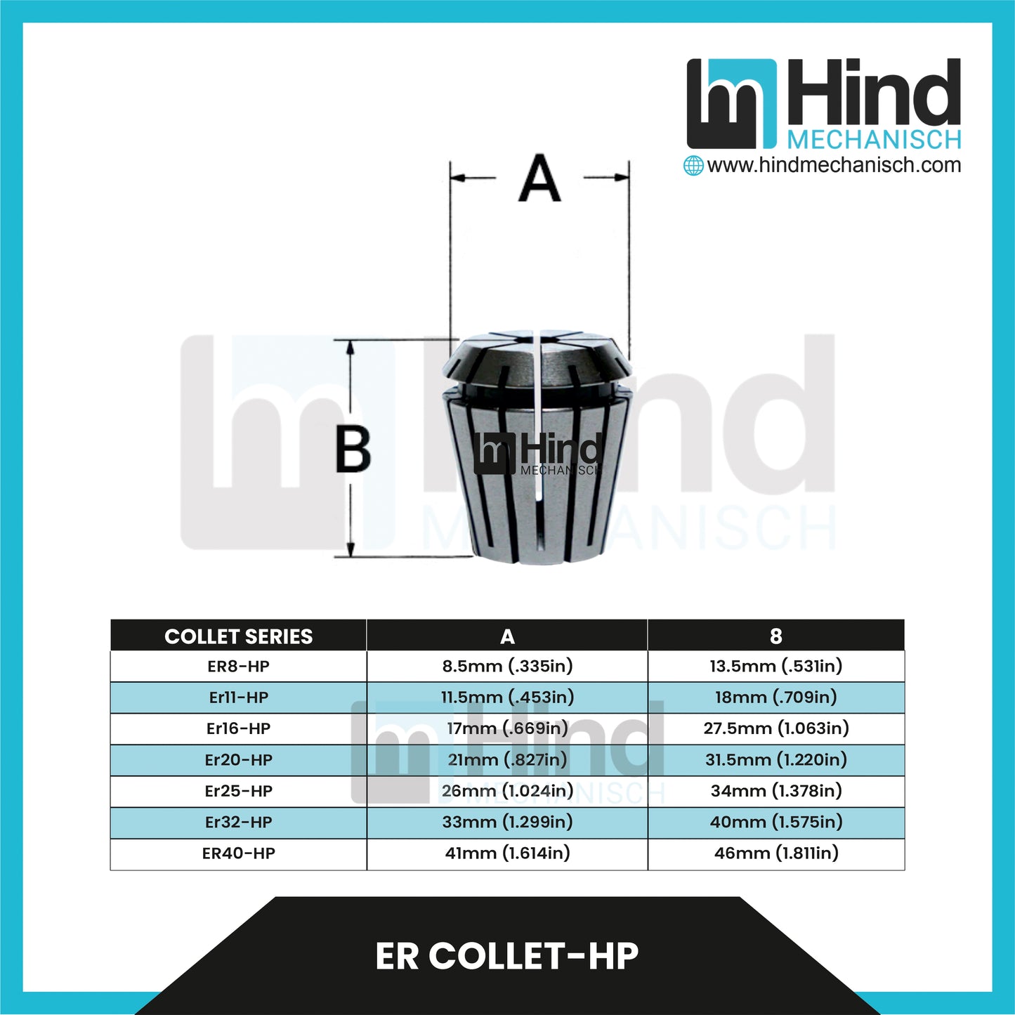 ER11 | ER Collet - High Precision