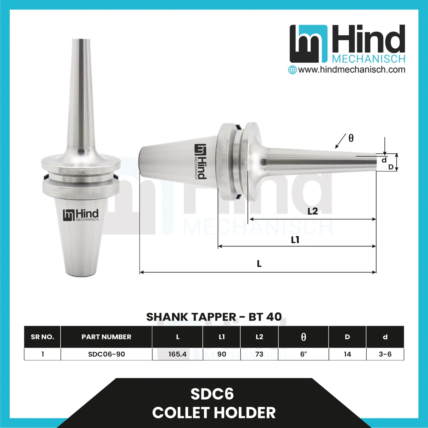 SDC6 Collet Holder