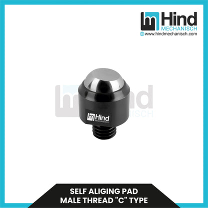 Self Aliging Pad Male Thread”C”Type Clamping Clamp