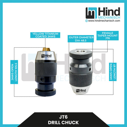 JT6 Drill Chuck Tool Holder Accessories