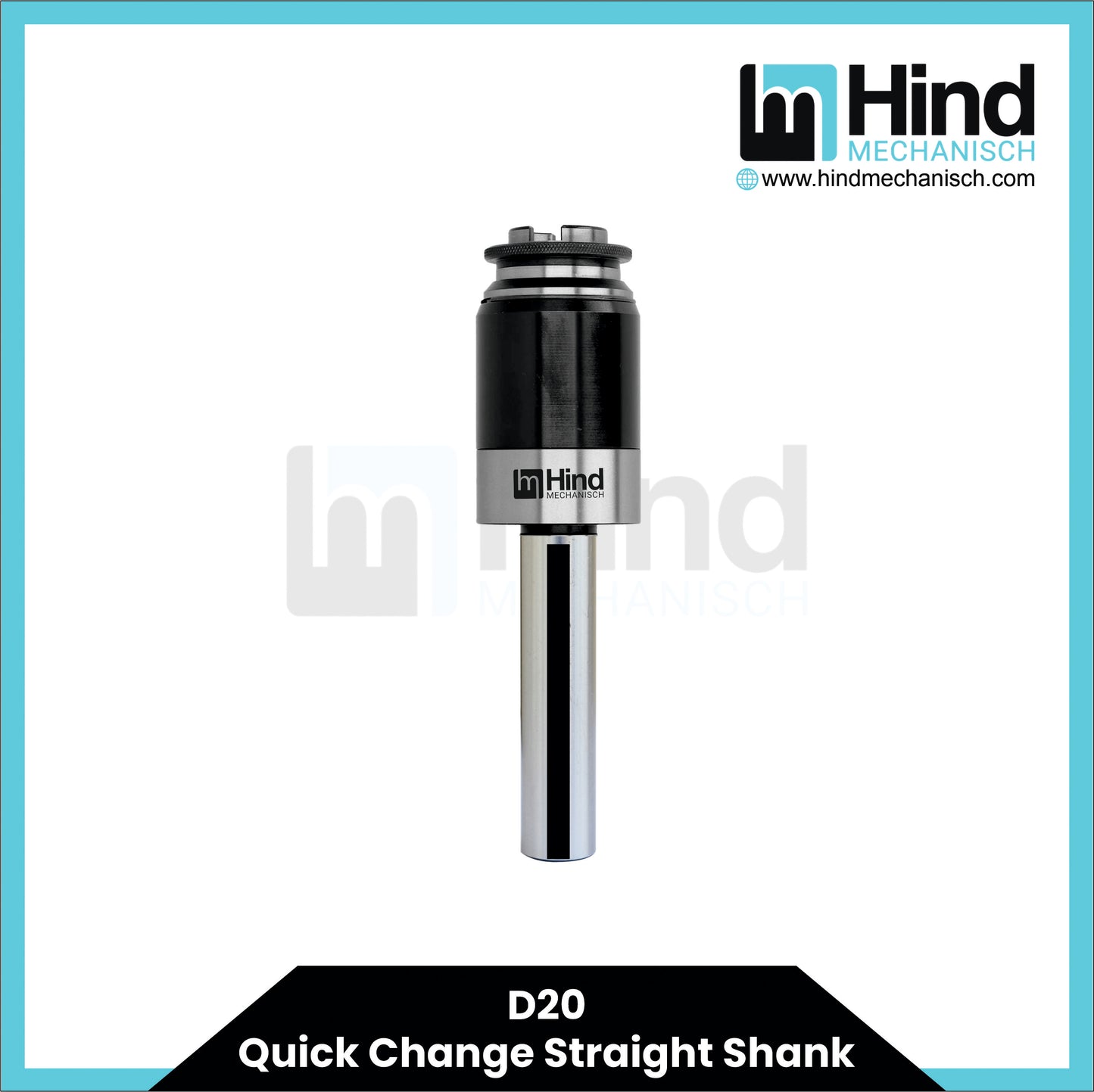 D20 Quick Change Straight Shank Tool Holder
