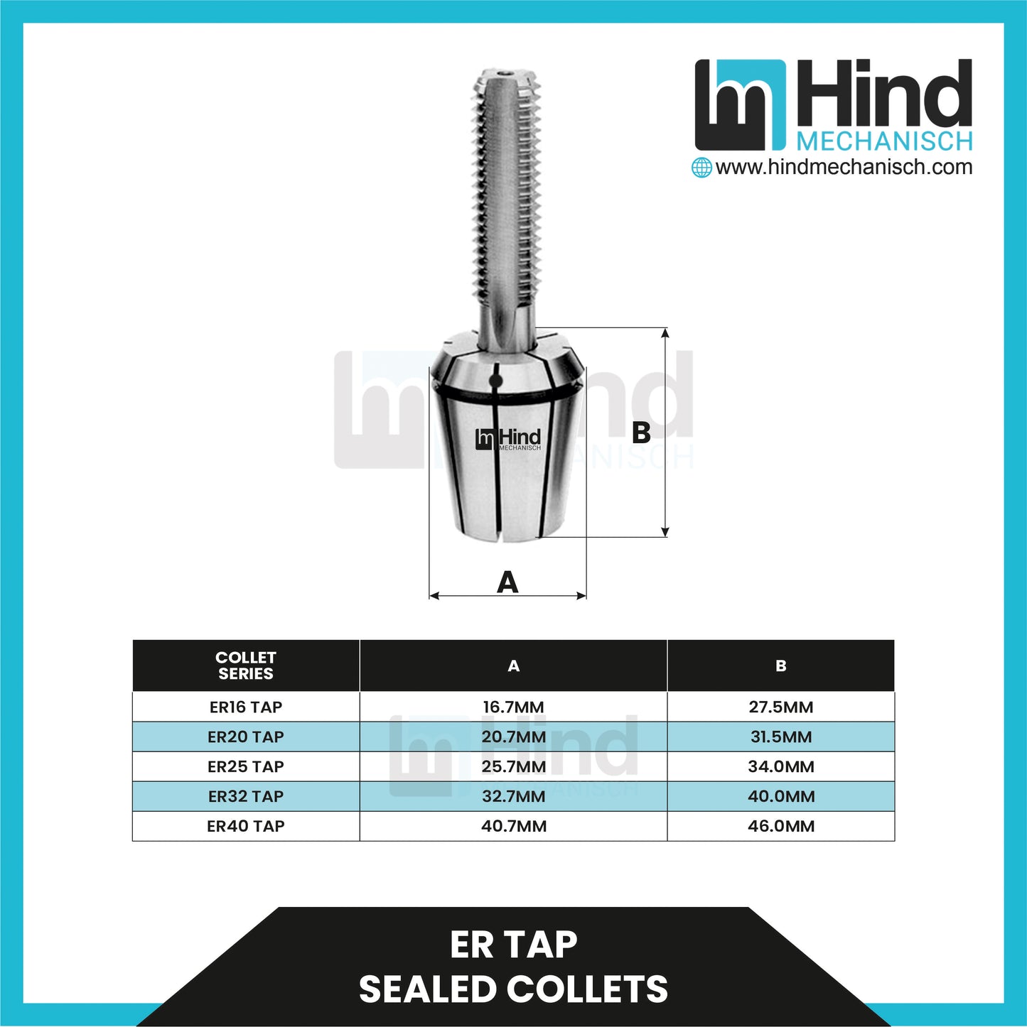 ER32 | ER Tap Sealed Collet