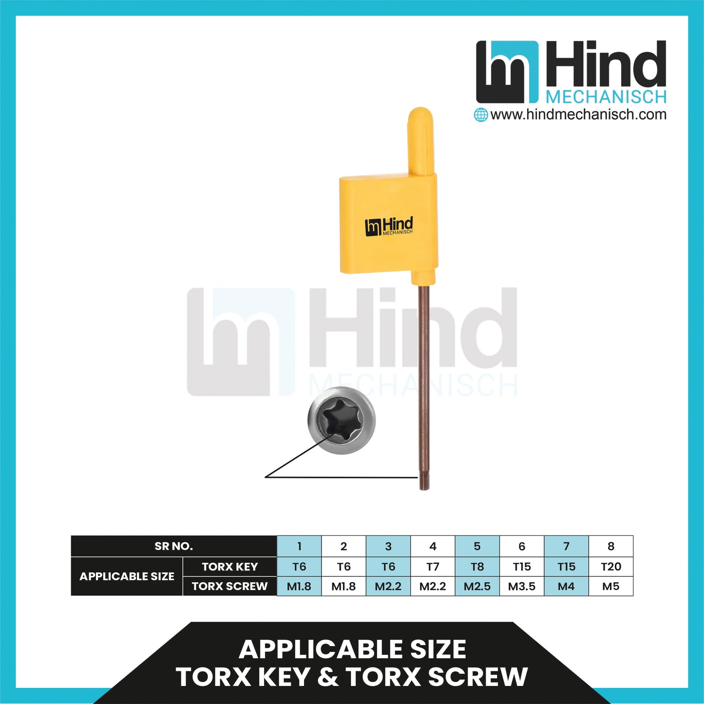 M2.5 | M2.5-8 | Torx Screw