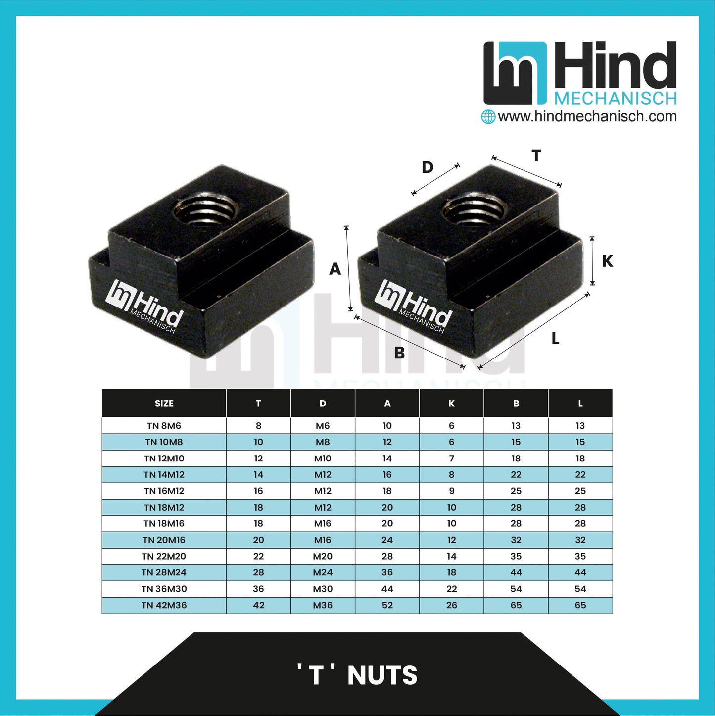 “T” Nuts Clamping Clamp