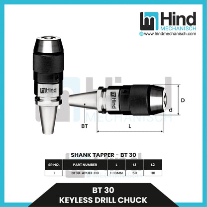 KEYLESS DRILL CHUCK