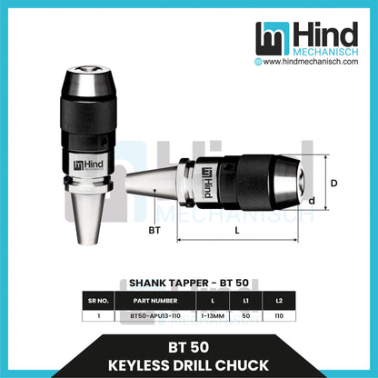 KEYLESS DRILL CHUCK
