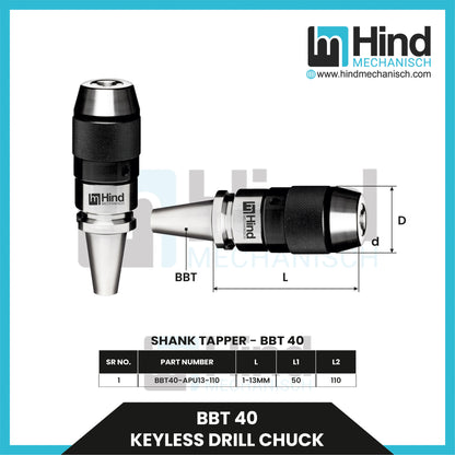KEYLESS DRILL CHUCK