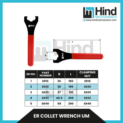 UM | ER Collet Wrench