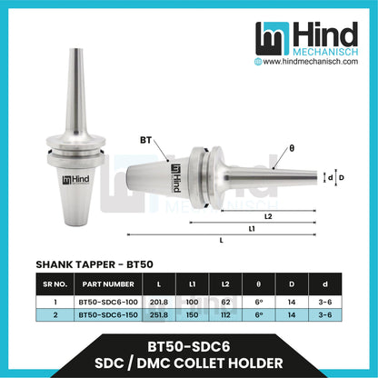 BT50 Dia Mold Chuck Tool Holder