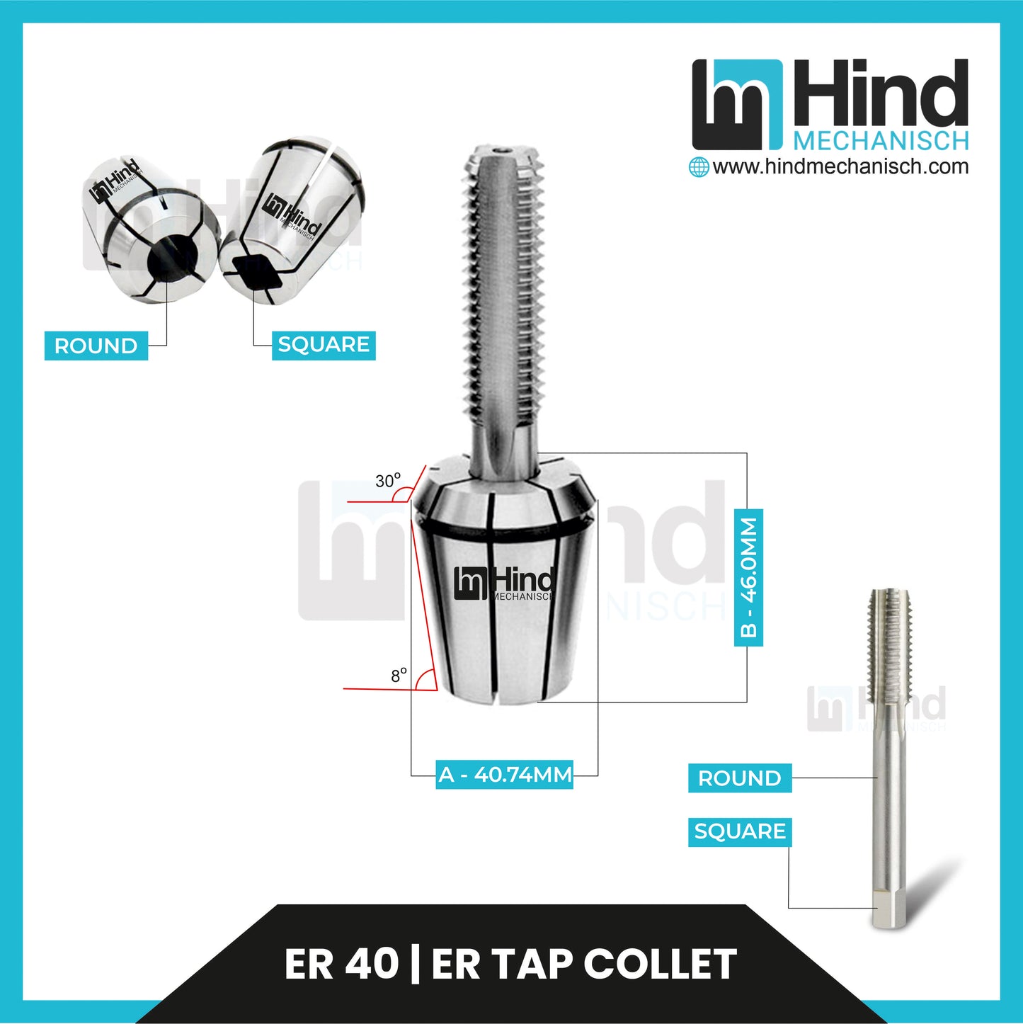 ER40 | ER Tap collet