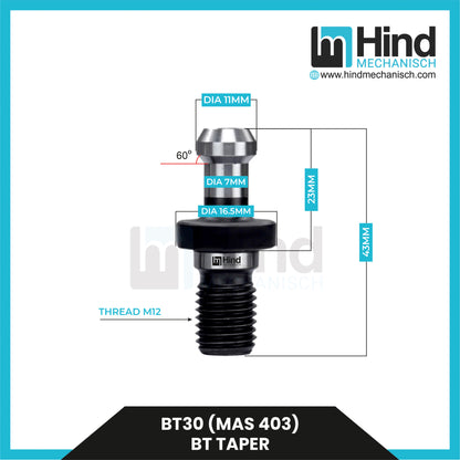 BT30 (MAS 403) | BT Taper Pull Stud